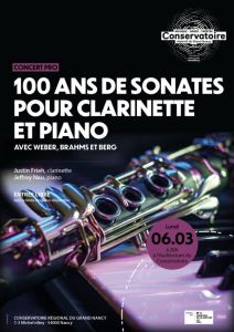100 ans de sonates pour clarinettes et piano